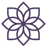 Dibujo silueta flor